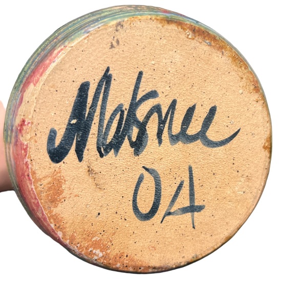 🌼Handmade Decorative Daffodil  Clay Vase - Picture 4 of 4